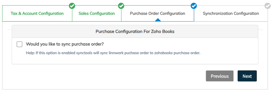 Module 3 - Purchase configuration