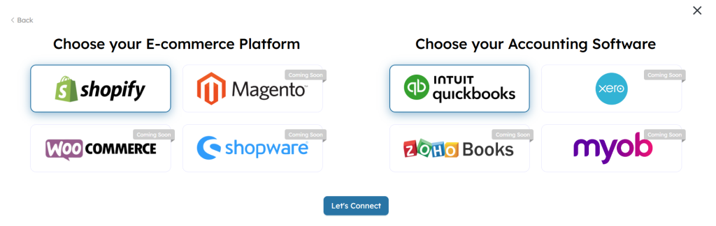 Connecting E-commerce and Accounting Tools