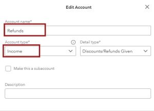 SyncTools refund COA mapping settings to assign refund transactions to correct accounts in ecommerce accounting integration