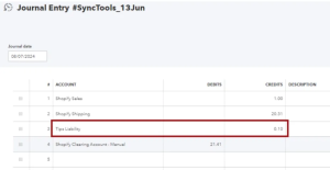SyncTools tips liability account journal entry recording gratuity obligations in ecommerce accounting for financial accuracy