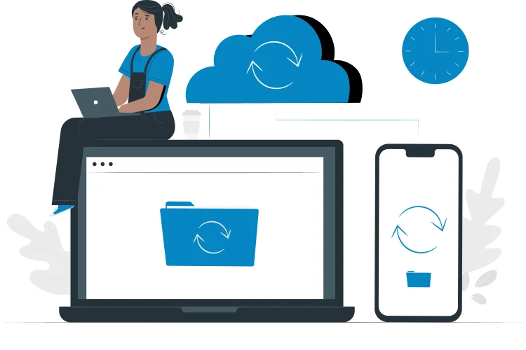 SyncTools interface showing real-time synchronization status of eCommerce data between platforms like WooCommerce and accounting tools.