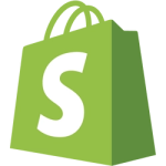 Shopify icon representing the leading ecommerce platform for online stores.